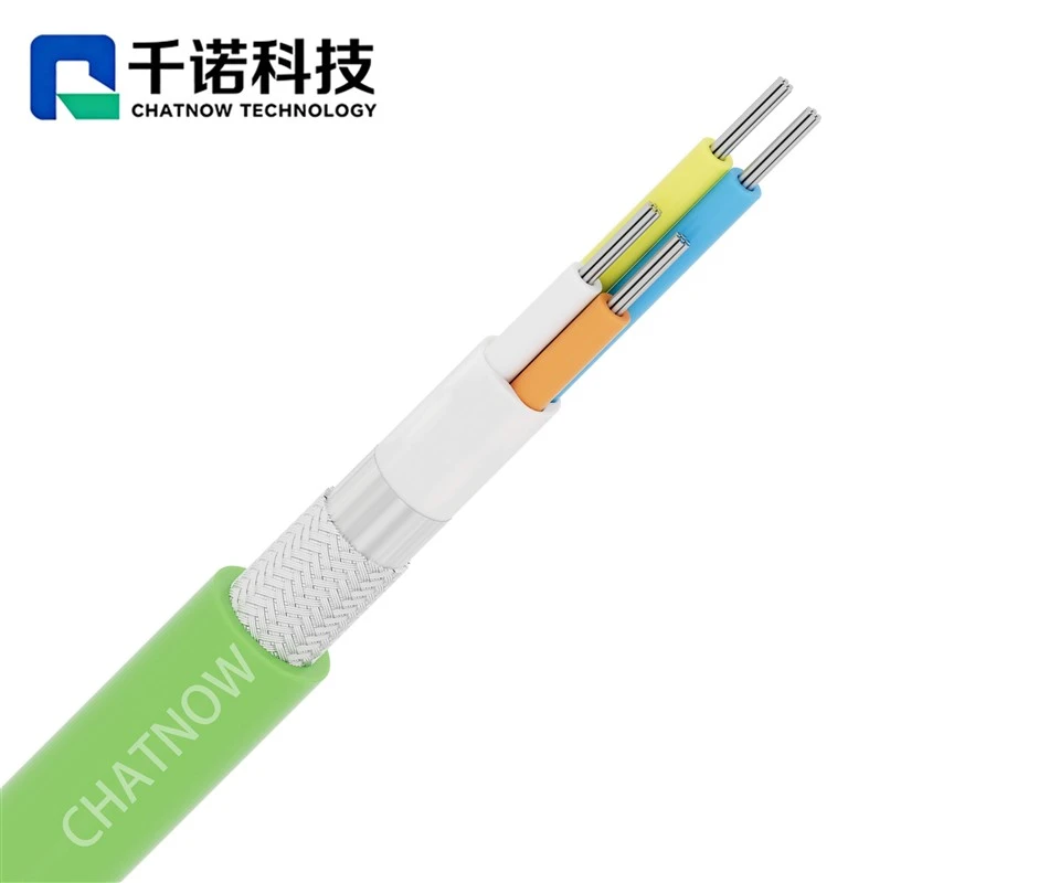 Ekranowany kabel Ethernet Profinet Cat5e 4×22AWG